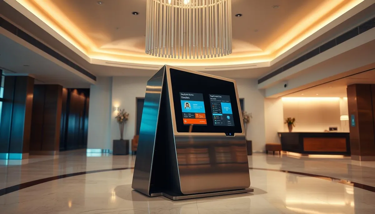 bornes d'accueil automatisé