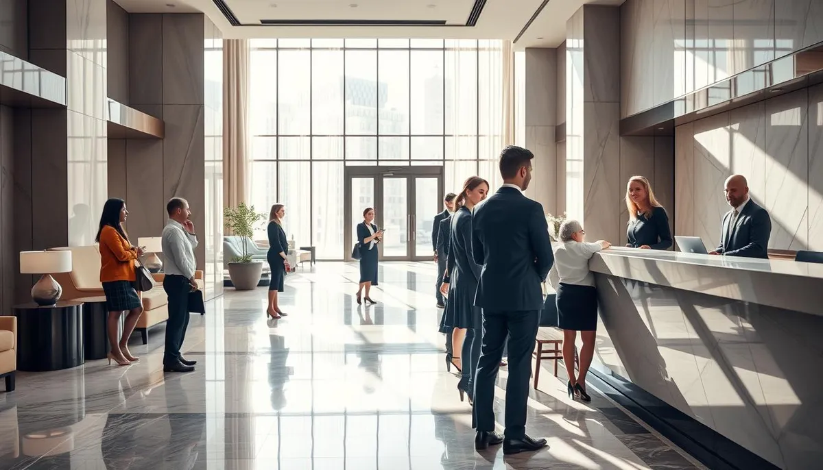 Front office hôtelier