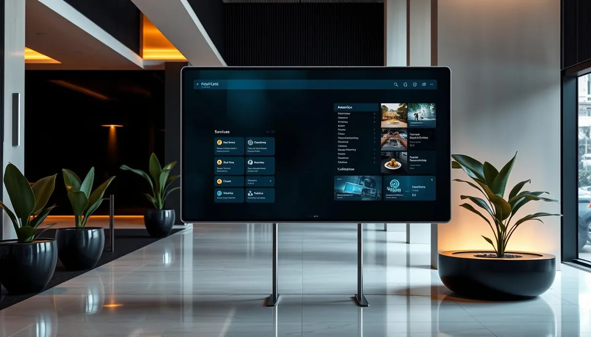 solution interactive hôtelière