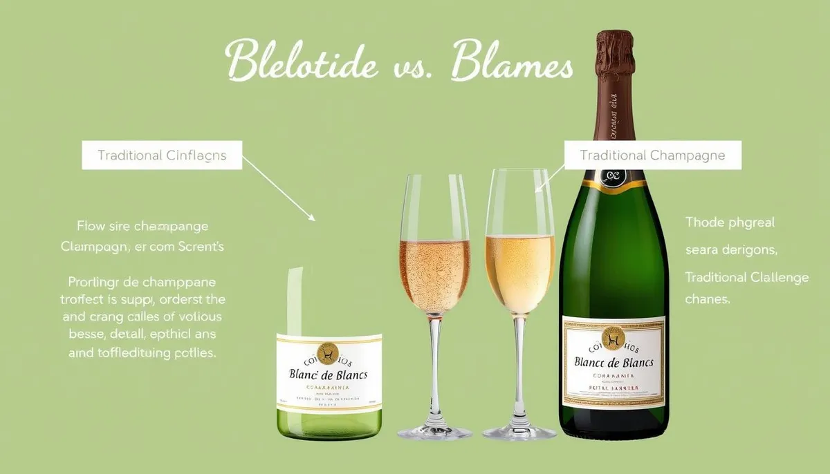 difference between champagne and blanc de blancs