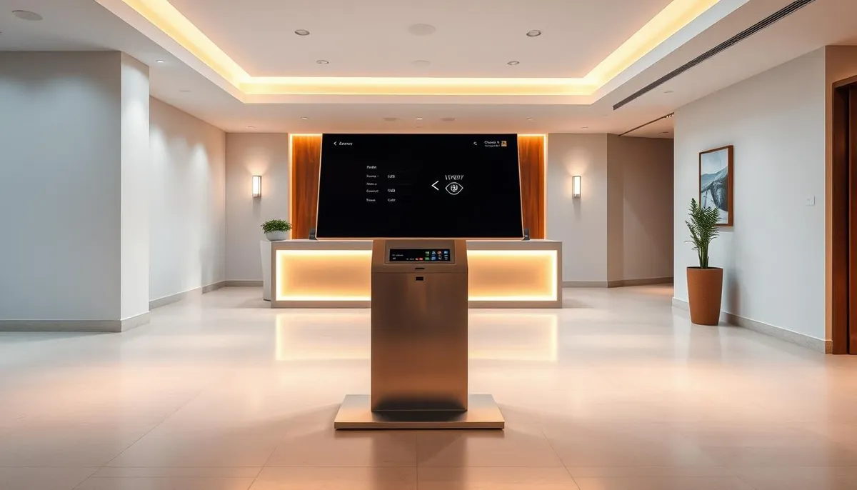 borne d'accueil innovante