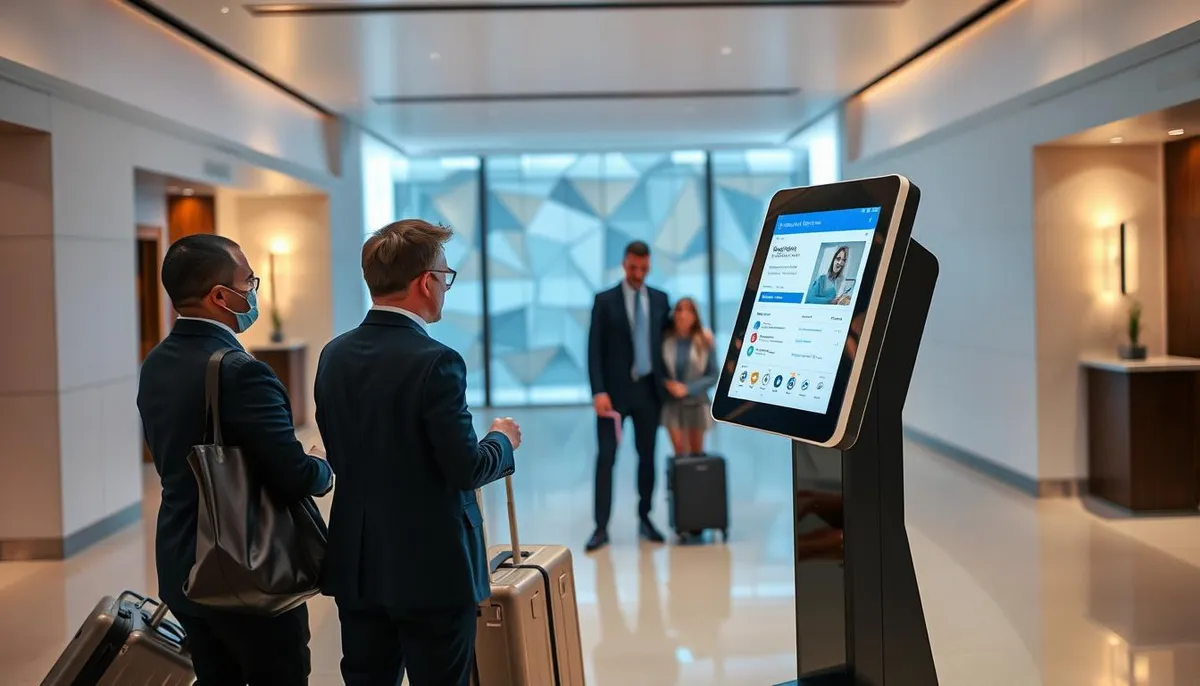 application mobile check-in hôtelier