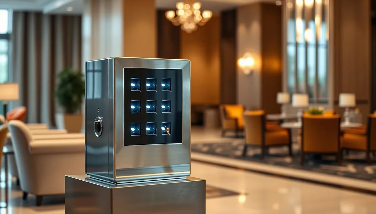 borne sécurisée gestion clés hôtelière