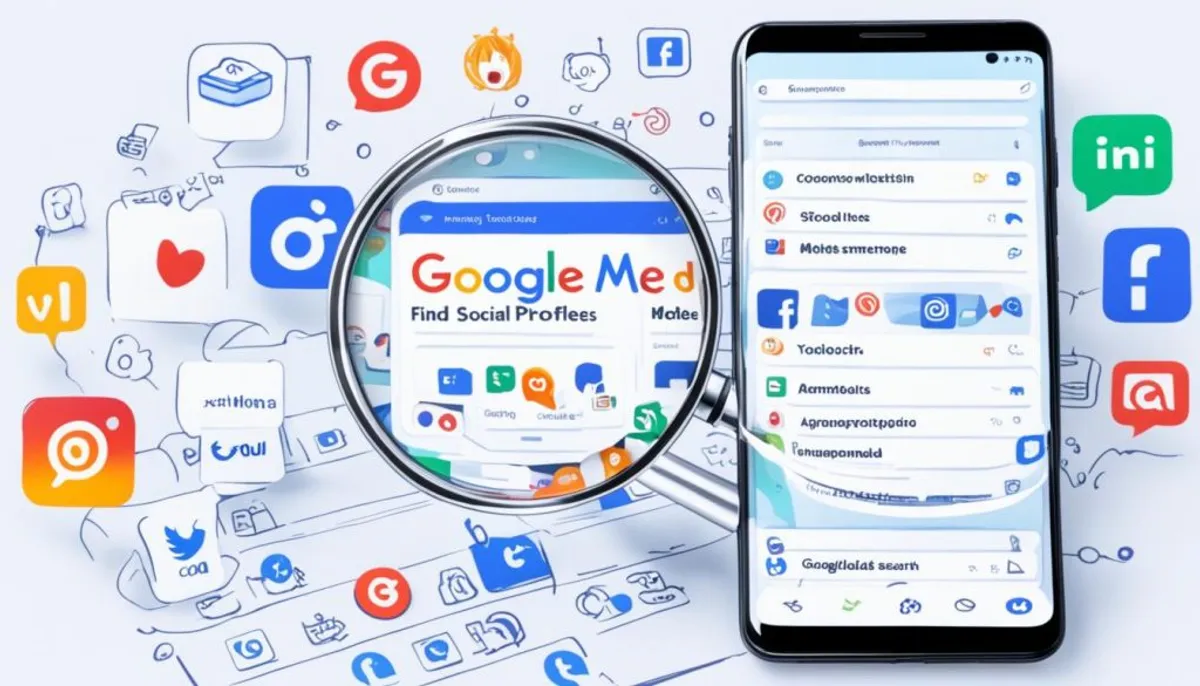 finding social media accounts through Google