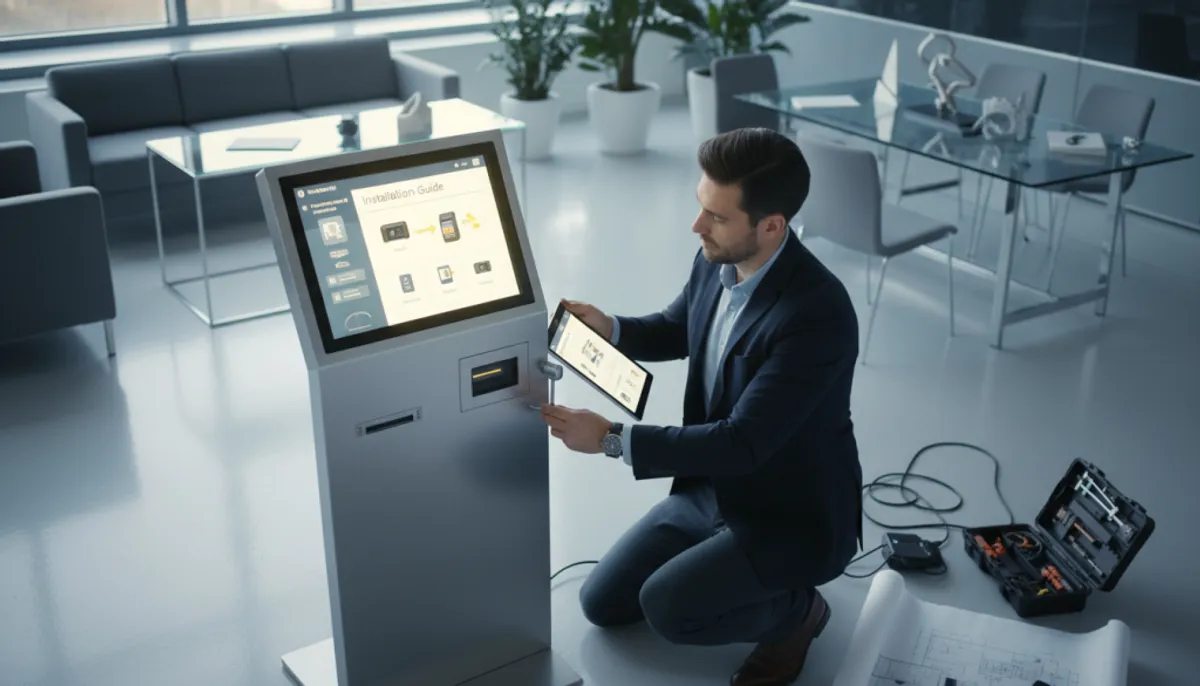 guide installation borne enregistrement automatique