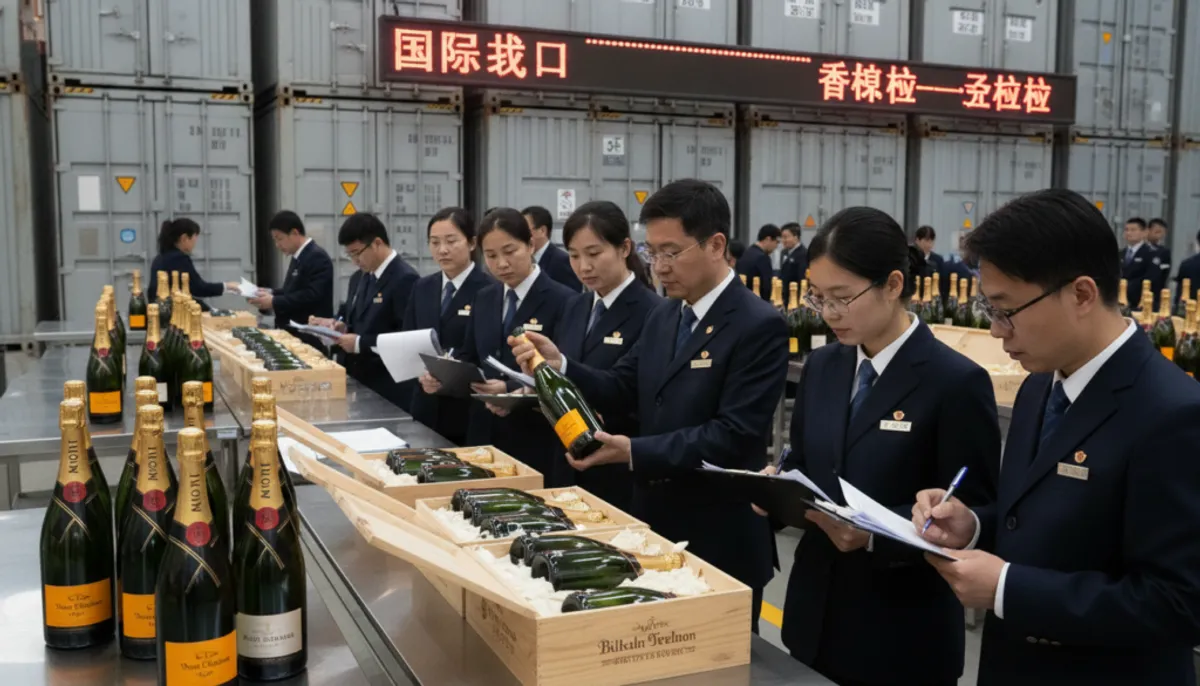 importing champagne into China importing champagne into China