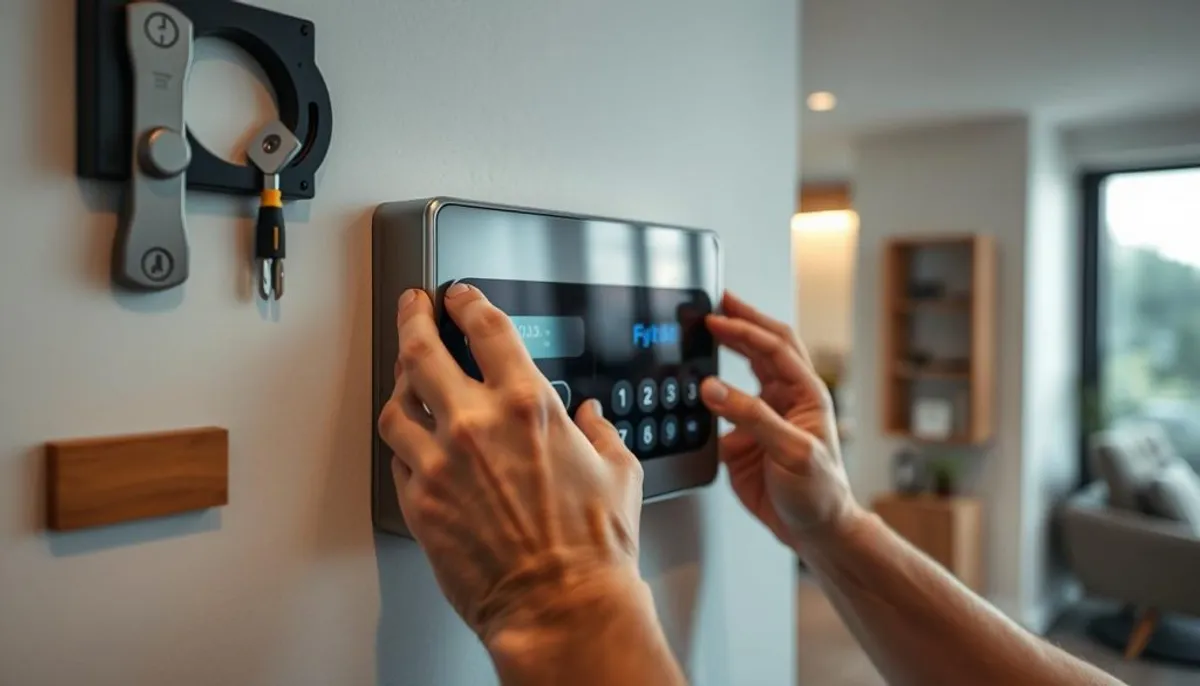 installation boite à clés électronique