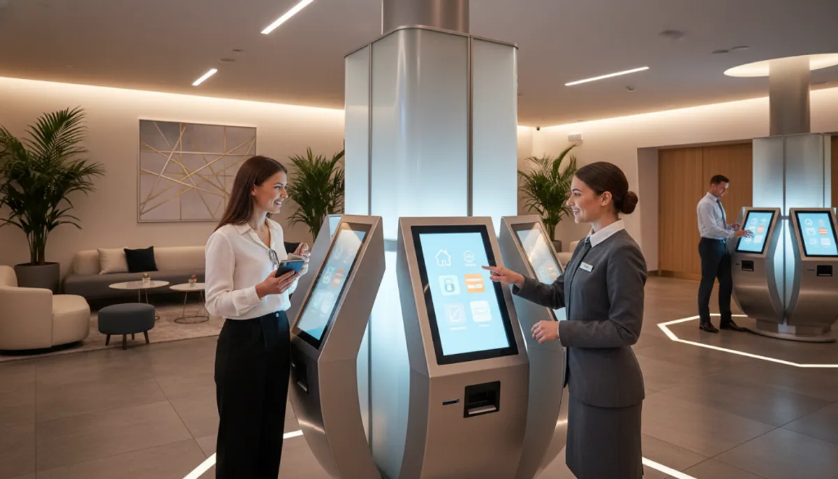 installation système check-in digitalisé