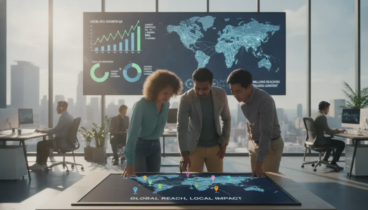 Localized content at scale for businesses