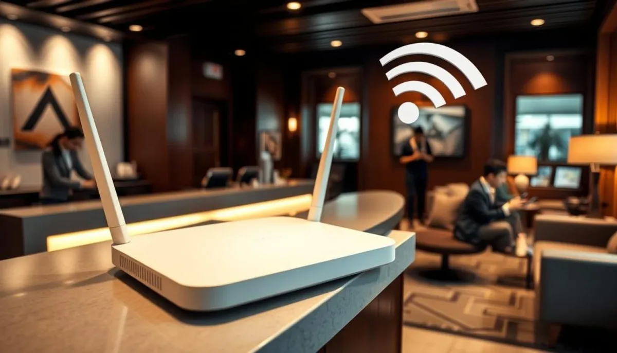 Réception wifi pour voyageurs