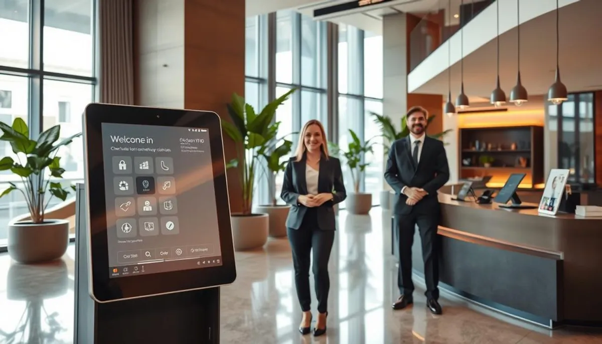solutions automatisation accueil hôtel