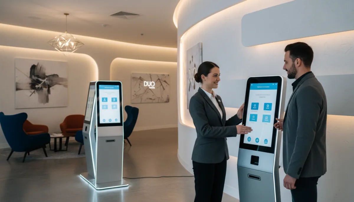 solutions d'accueil automatisé DUO 1800 et DUO 2100
