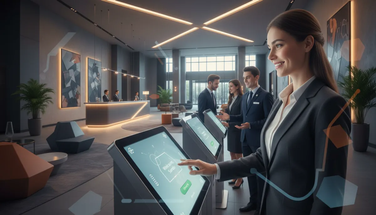 système de self check-in hôtelier